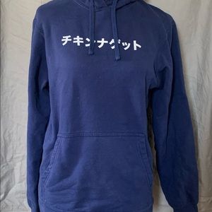 Women’s medium blue “Chicken Nugget” sweatshirt